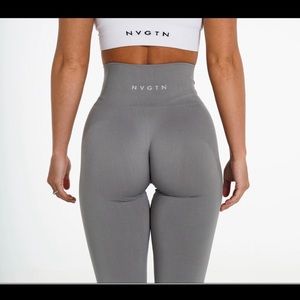 NVGTN Seamless Grey Leggings NWOT
